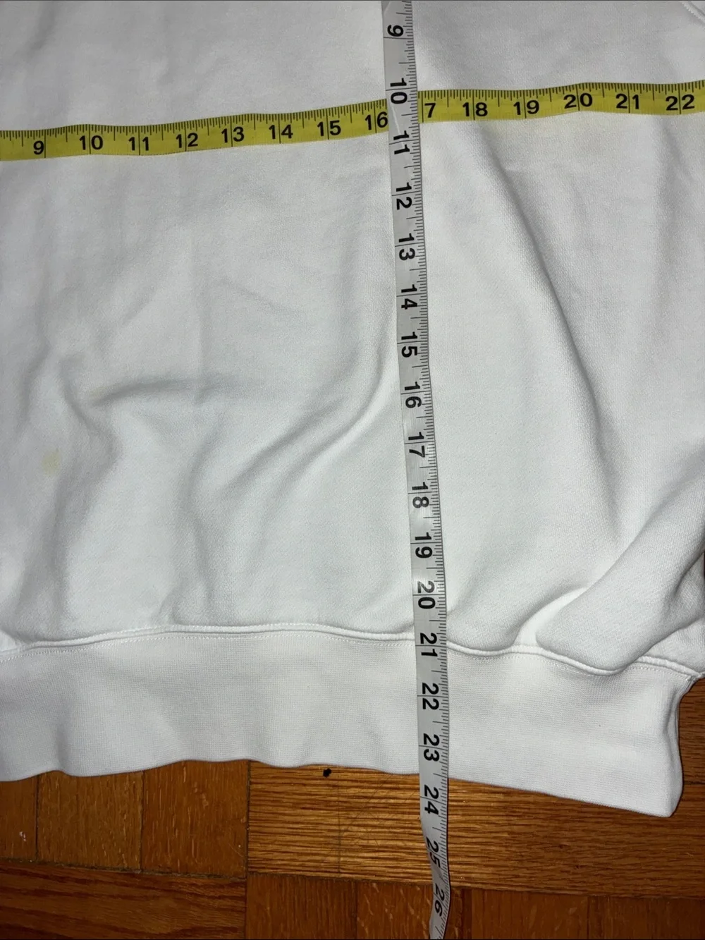 Nike Hoodie, White w/Brown Swoosh, Size S, Unisex